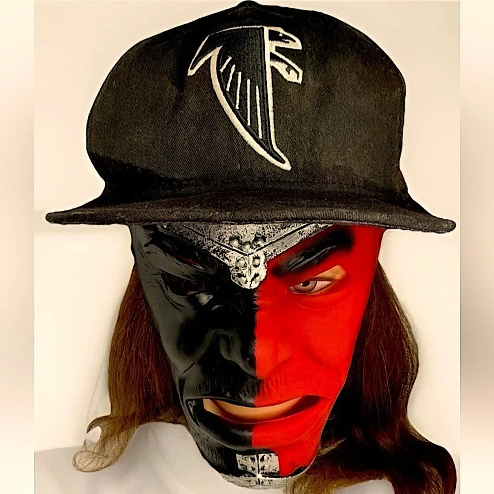 🏈FRANKLIN SPORTS🏈 “FAN FACE” ATLANTA FALCONS NFL OFFICIALLY LICENSED PVC MASK👺